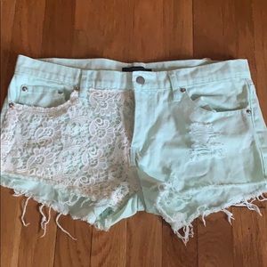 Forever 21 Jean Short with Lace